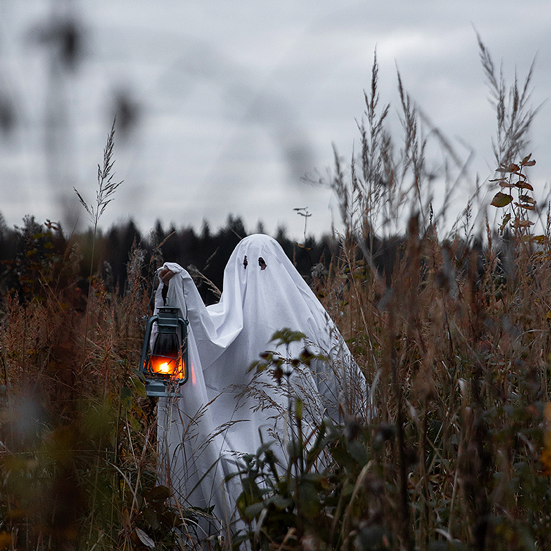 Ghost with lantern